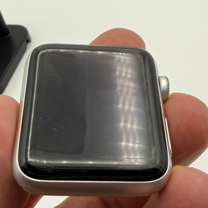 Apple Watch Series 3 GPS A1859 (2017) 42mm Silver Aluminum Sport Band