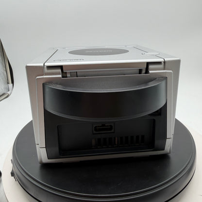 Nintendo GameCube DOL-001 Silver Console (2001) with 2 Controllers and Power Cable