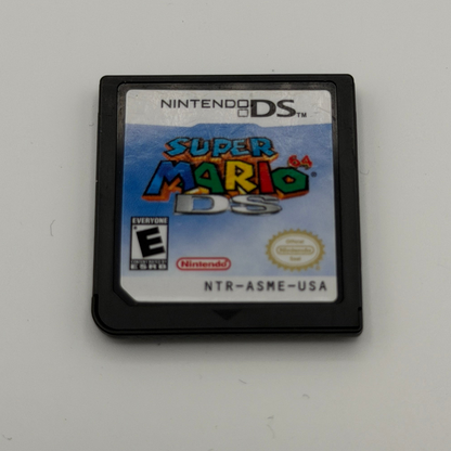 Nintendo DS Super Mario DS Video Game Gray Used Condition