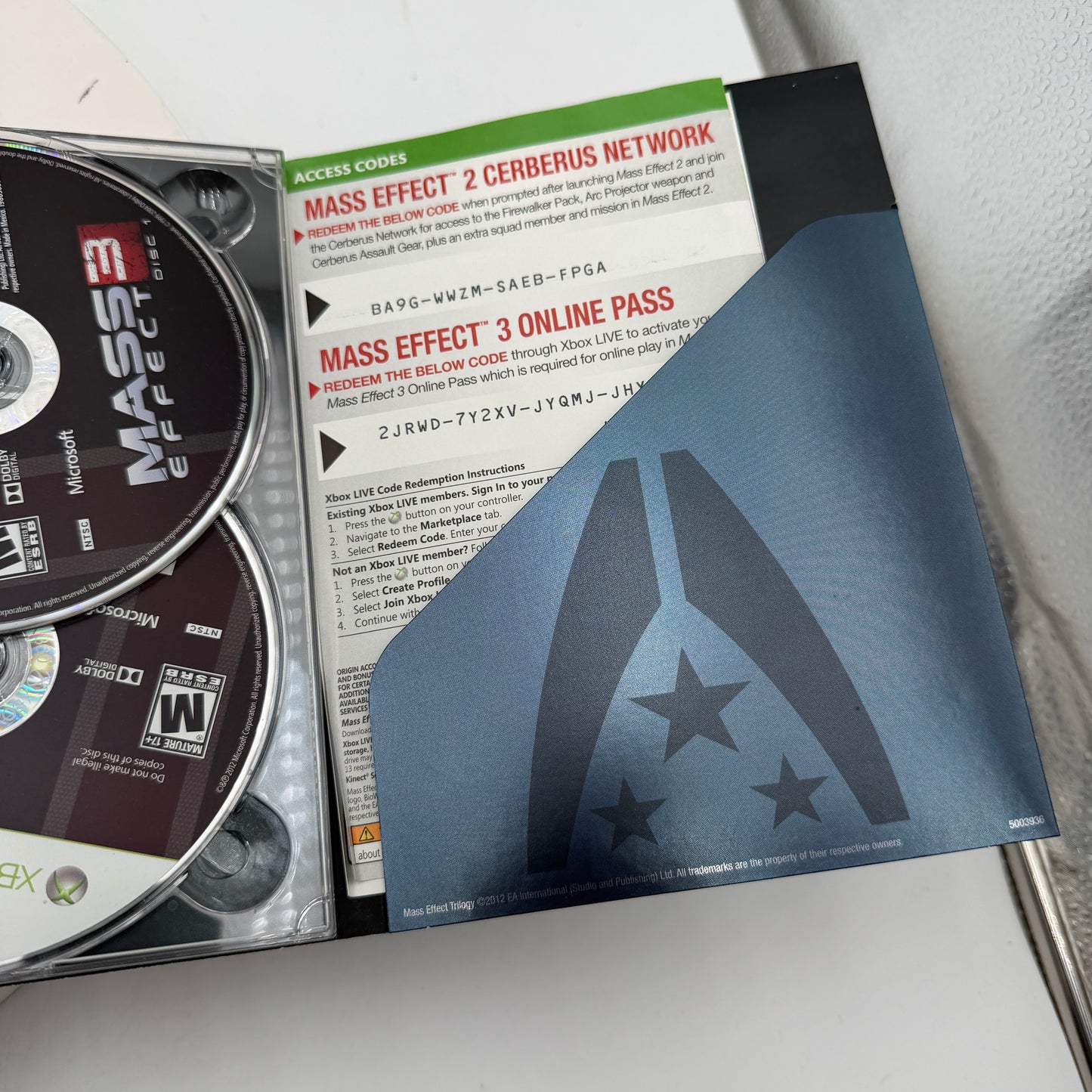 Xbox 360 Mass Effect Trilogy CIB