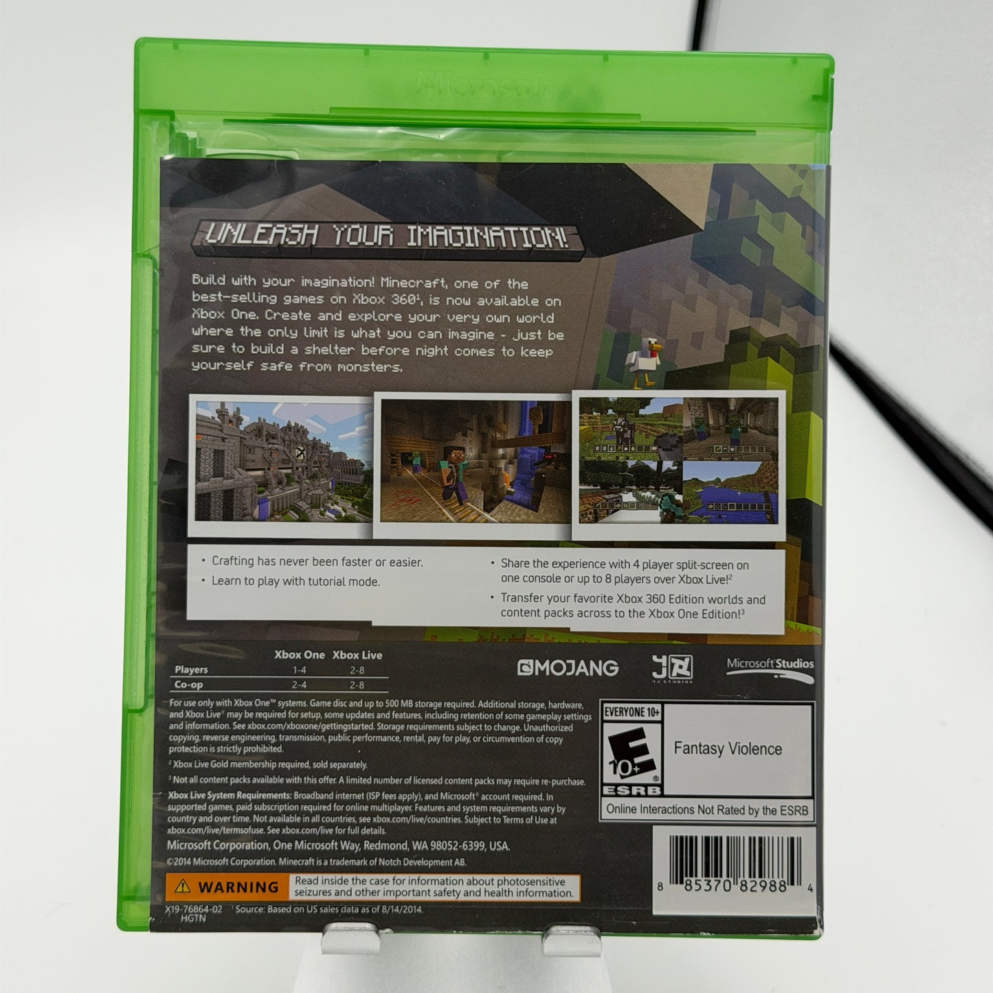 Xbox One Minecraft [Xbox One Edition] Video Game Used With Box