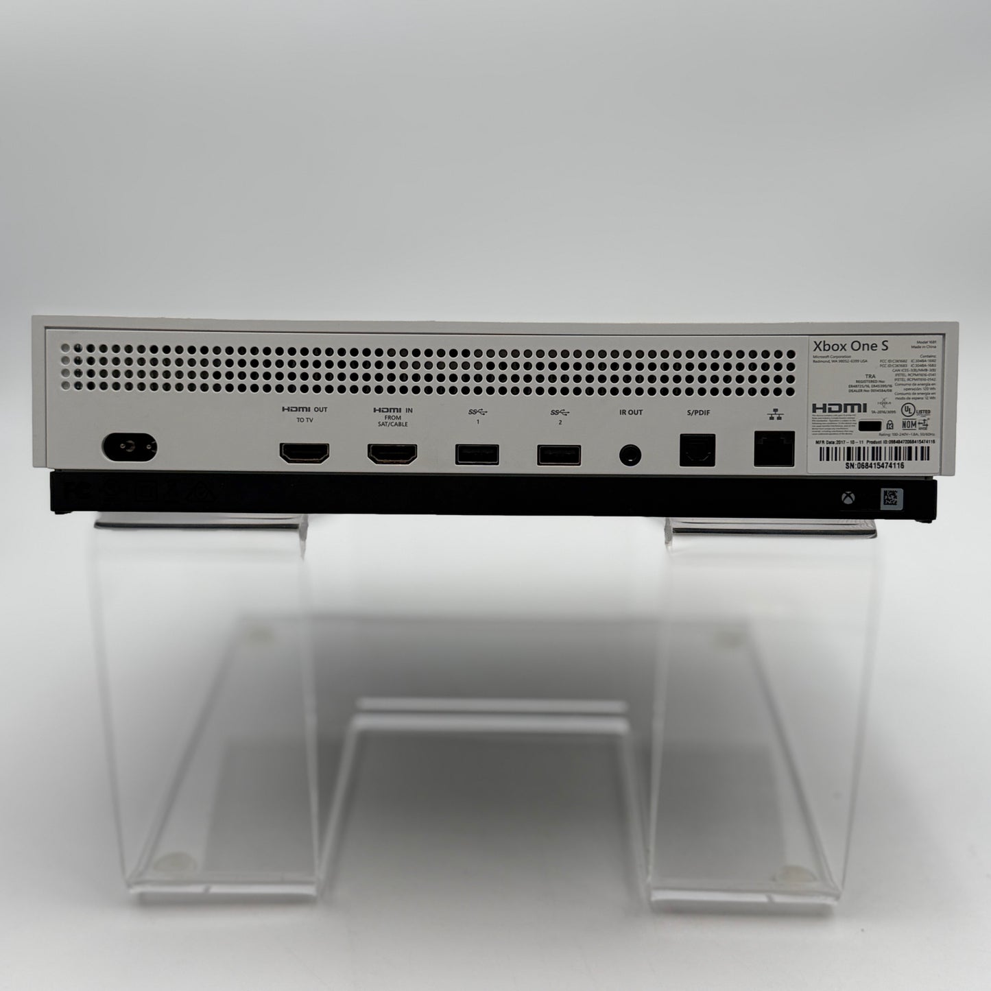 Microsoft Xbox One S (1681) Video Game System with Controller and Cables