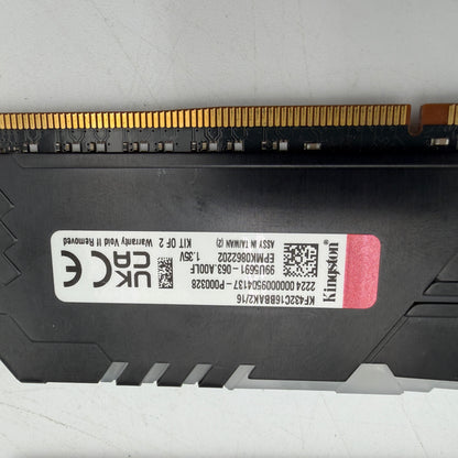 Lot of FOR PARTS OR REPAIR DDR4 RAM RIPJAWS KINGSTON VENGEANCE