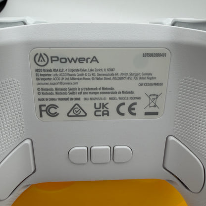 PowerA Advantage Lumectra Wired Gaming Controller for Switch 2 - White