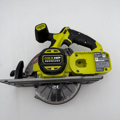 Ryobi ONE+ HP 18V Brushless Cordless 7-1/4 in. Circular Saw PBLCS300 Tool Only