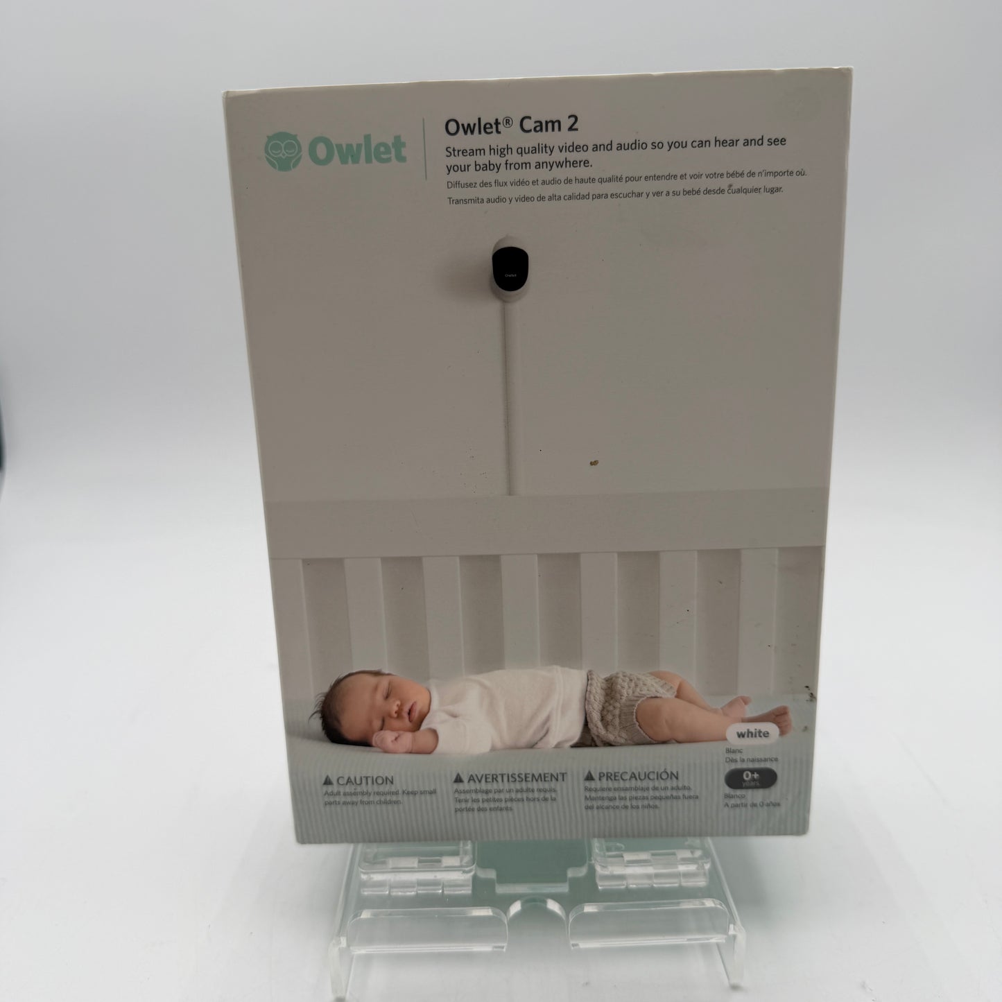 Owlet Cam 2 Security Camera White New Open Box