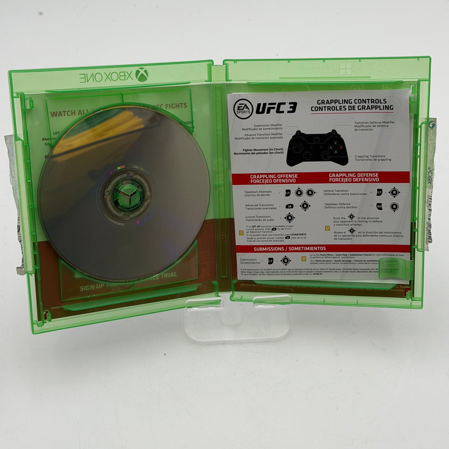 Used Xbox One UFC 3 Video Game - Includes Box & Manual