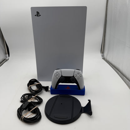 Sony PlayStation 5 Digital Edition CFI-1215B White Console Excellent Condition