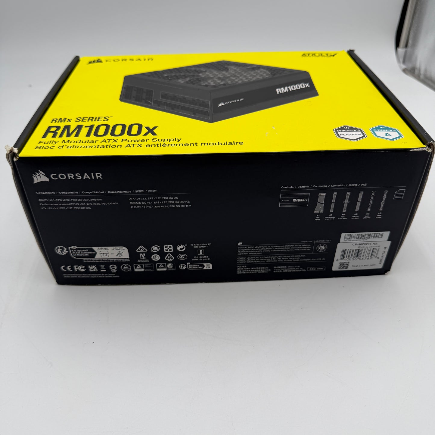 CORSAIR RM1000x 1000W 80+ Gold Certified Fully Modular ATX Power Supply