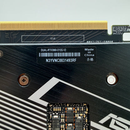 Asus GeForce RTX 3060 OC 12GB GDDR6 Graphics Card - Black