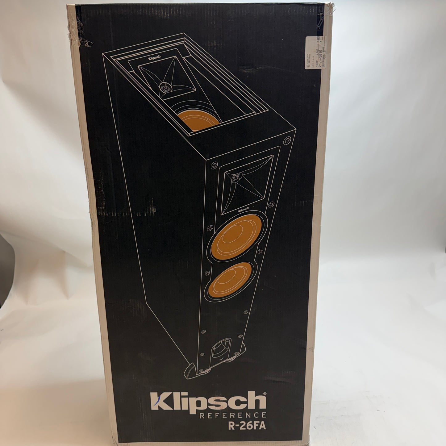 Klipsch R-26FA Floor Standing Speakers (Pair) Black New In Box R-26FA Floor Standing Speakers (Pair) Black New In Box