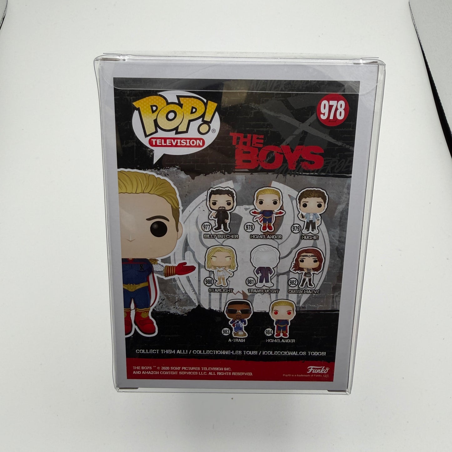 Funko Pop! Homelander The Boys #978 Collectible Vinyl Figure with Protector