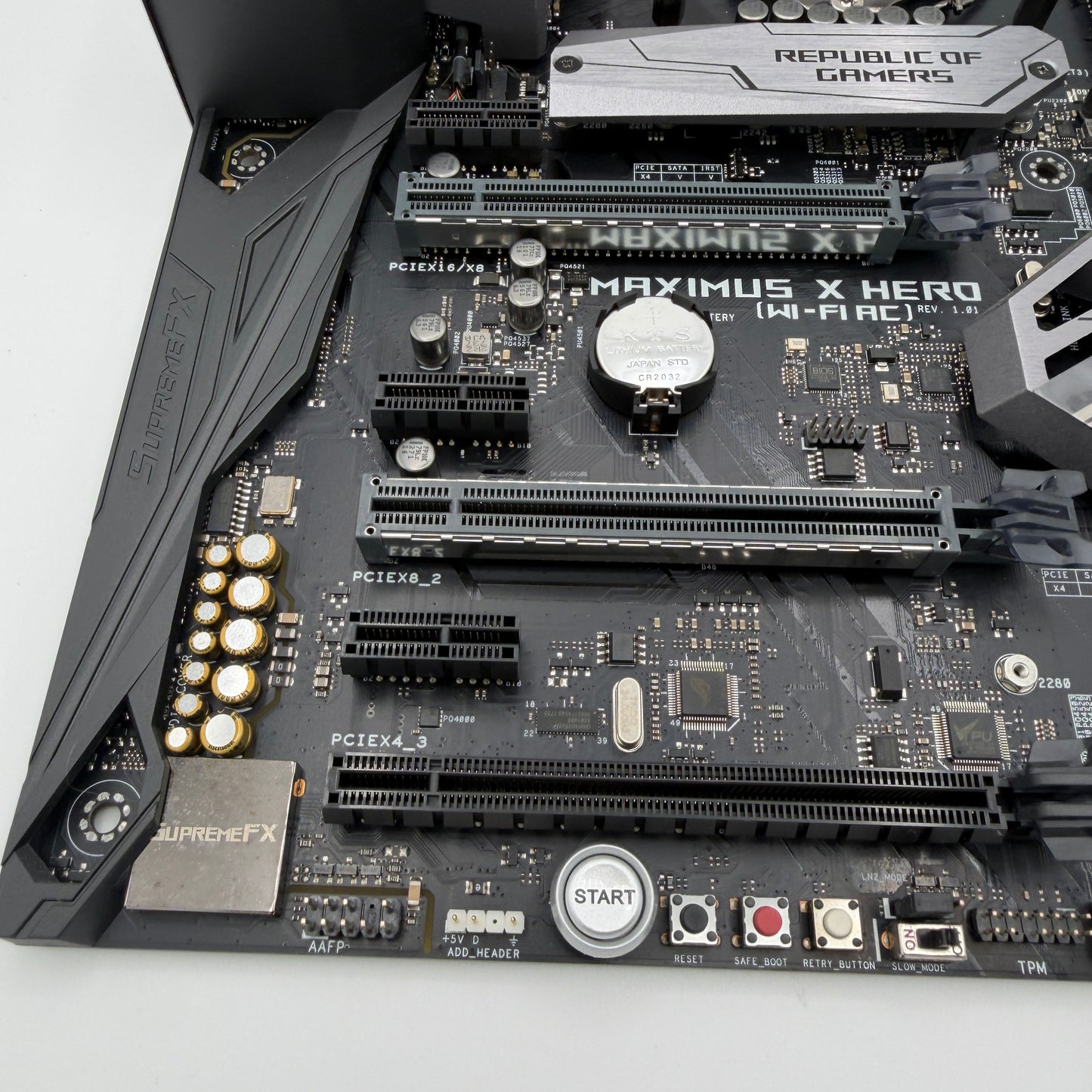 Asus ROG Maximus X Hero Wi-Fi AC LGA 1151 ATX Intel Z370 DDR4 Motherboard