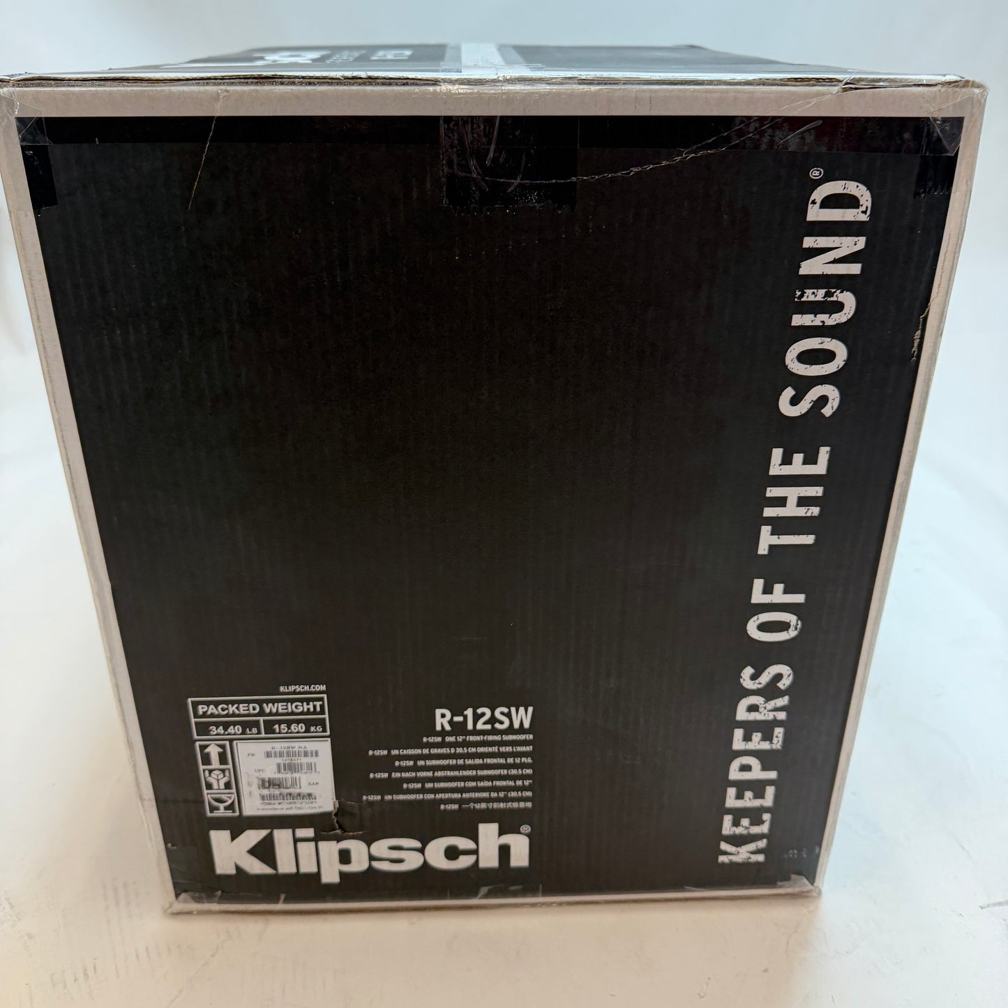 Klipsch R-12SW Subwoofer Black New In Box