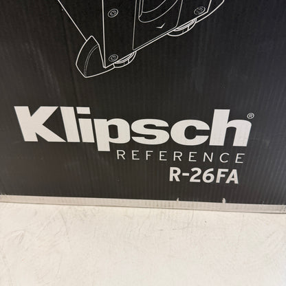 Klipsch R-26FA Floor Standing Speaker Black Used With Box READ