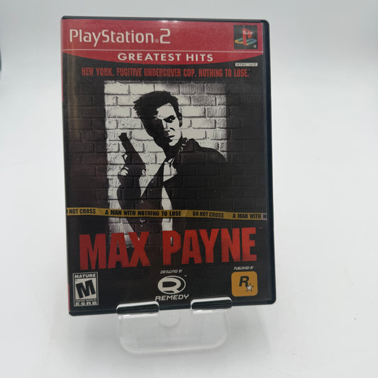 Max Payne Playstation 2 Video Game with Box
