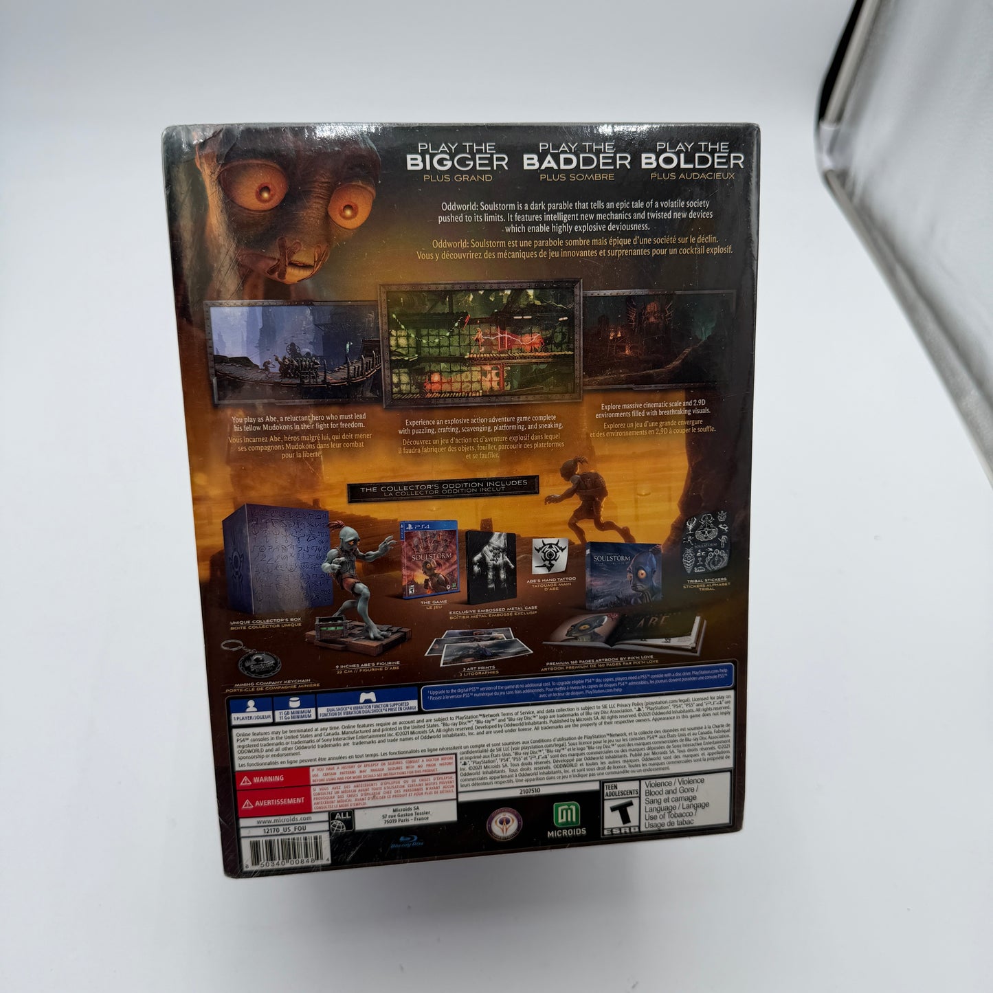 Playstation 4 Oddworld Soulstorm Collector's Edition Video Game New In Box