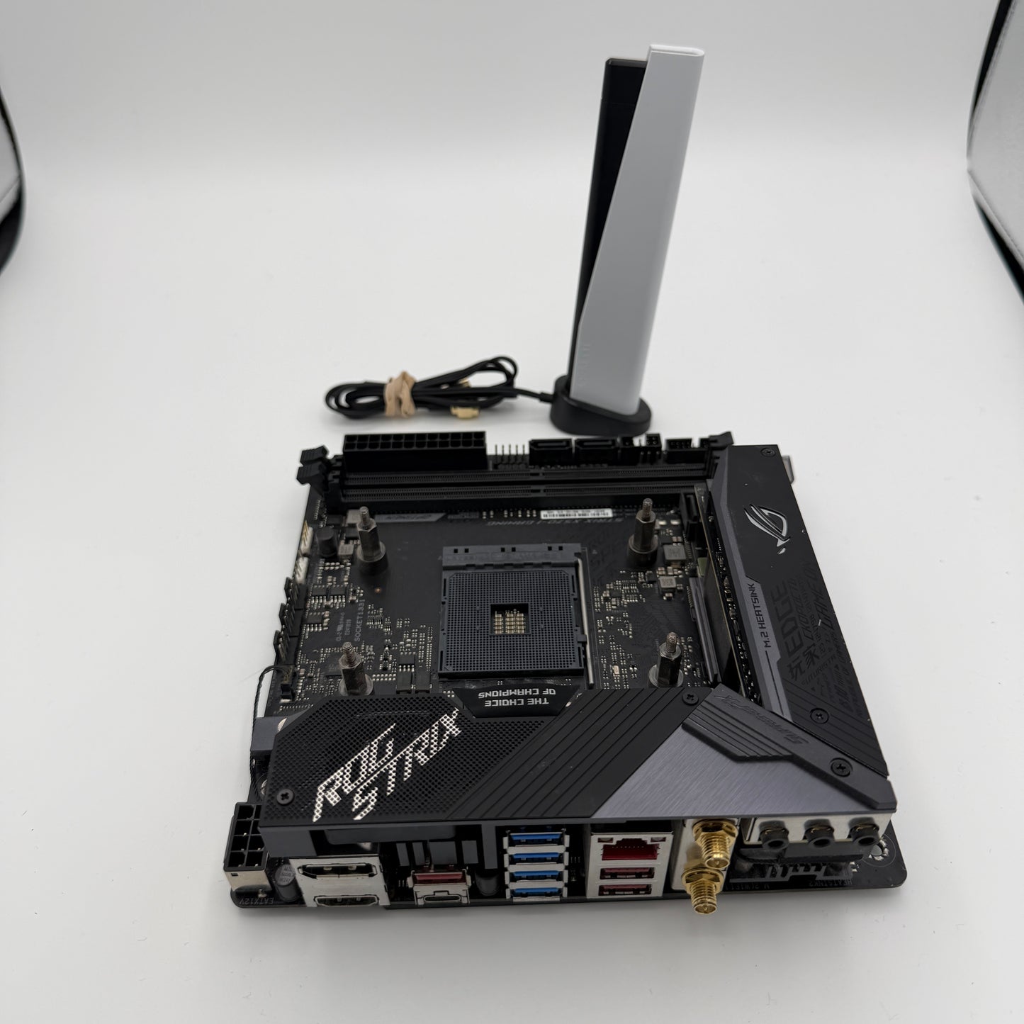 ASUS ROG Strix X570-I Gaming AM4 AMD Motherboard with WiFi for Parts or Repair
