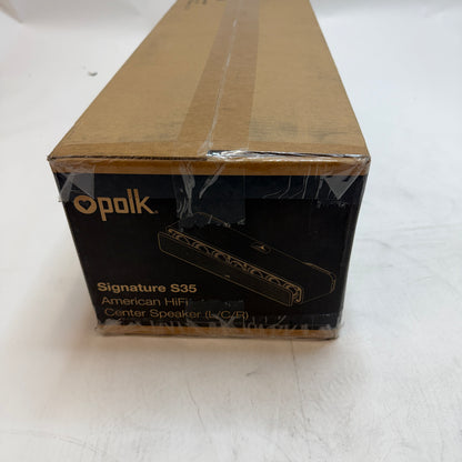 Polk Audio Signature S35 Center Speaker Black NIB
