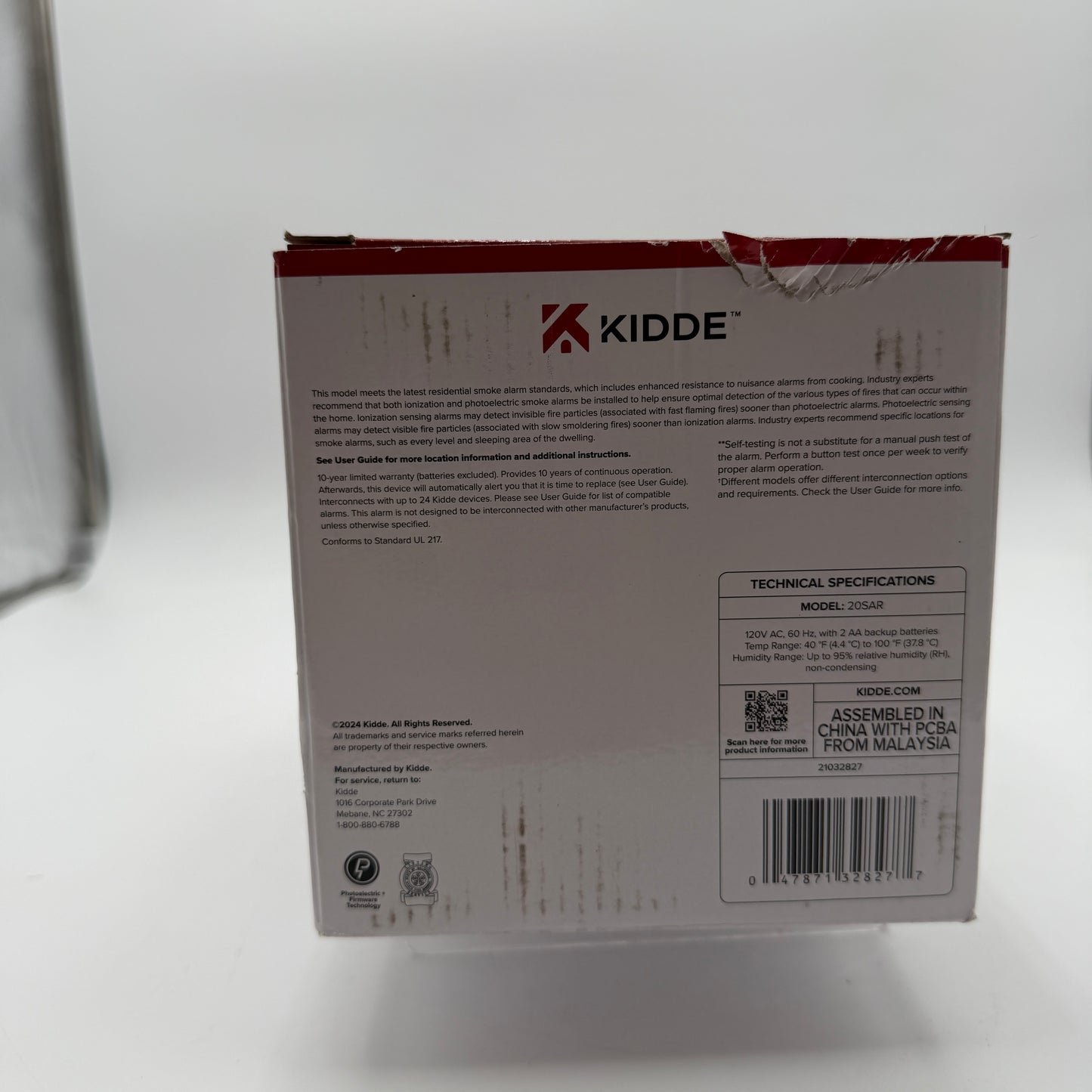 Detect Smoke Alarm 4 Pack New In Box&nbsp;