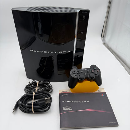 Sony Playstation 3 Backwards Compatible Console CECHE01 w/ Controller