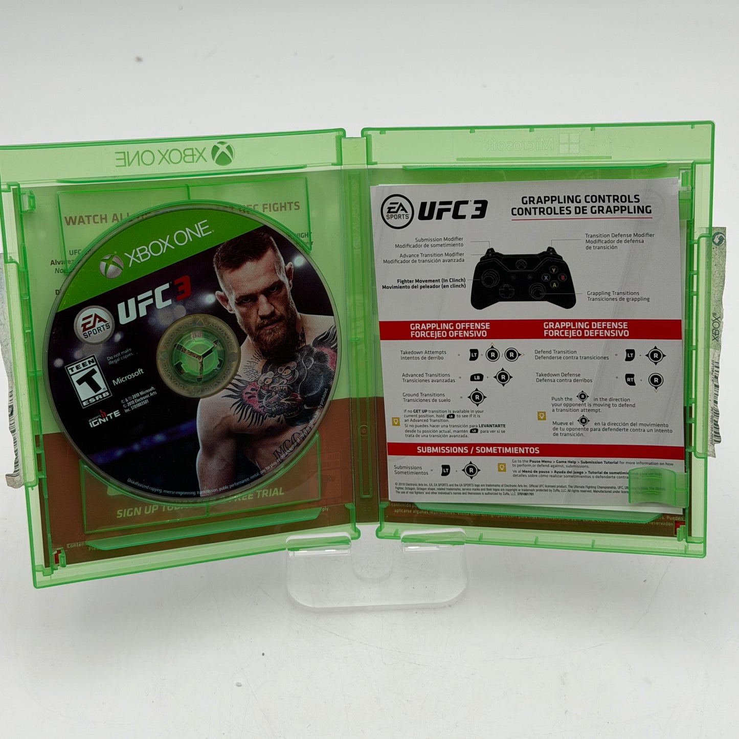 Used Xbox One UFC 3 Video Game - Includes Box & Manual