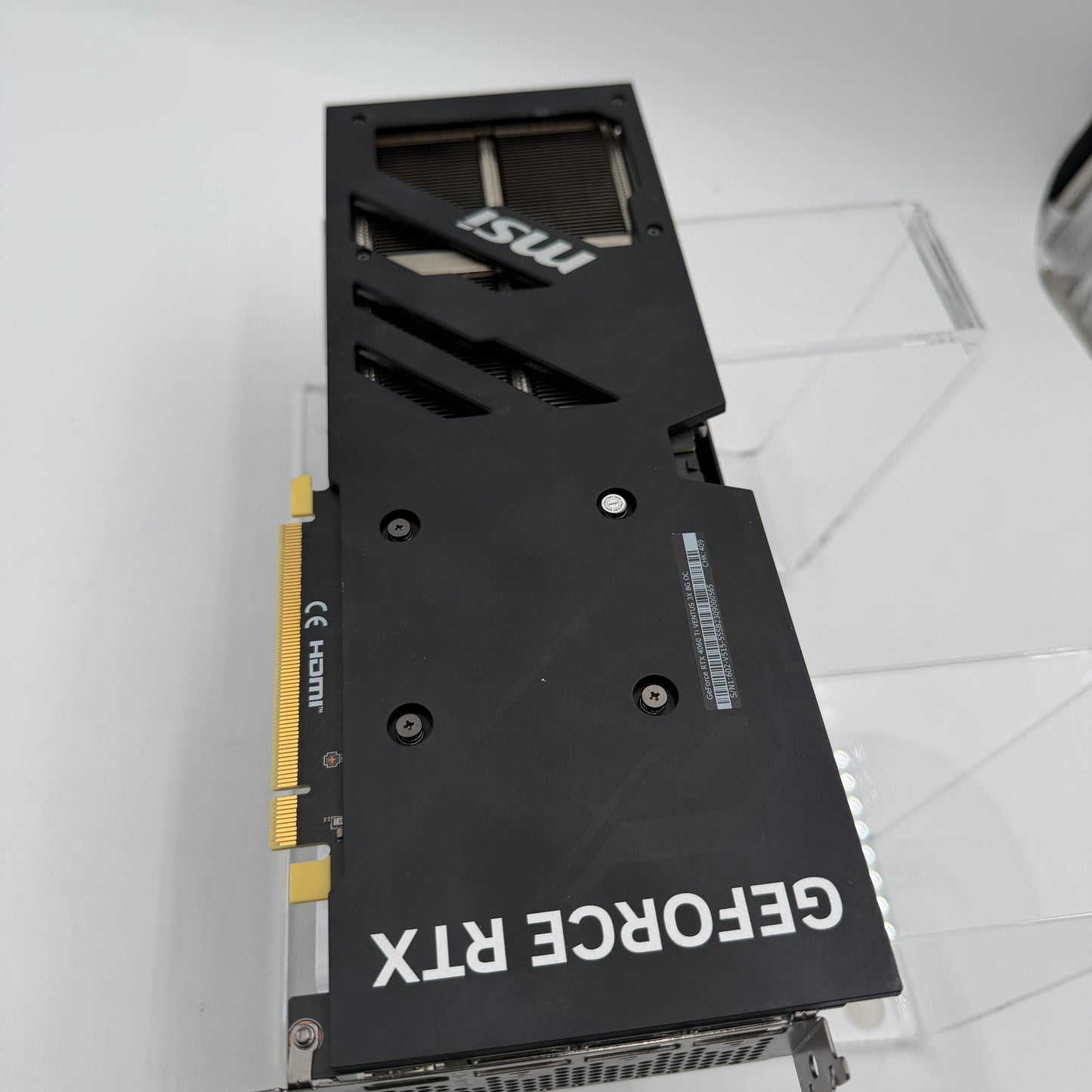 MSI Geforce RTX 4060 TI Ventus Used Black Graphics Card