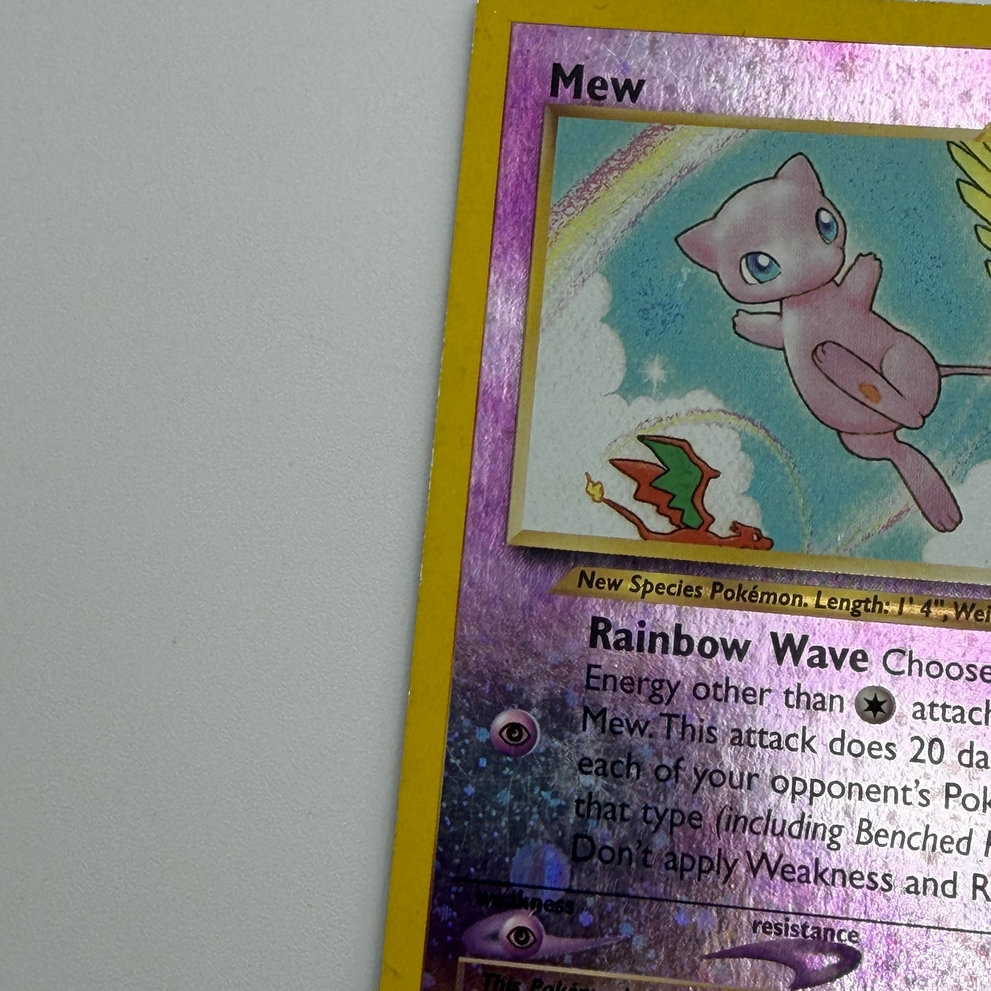 Pokemon TCG Southern Islands Mew 1/18 Holo Rare English 30 HP 2001