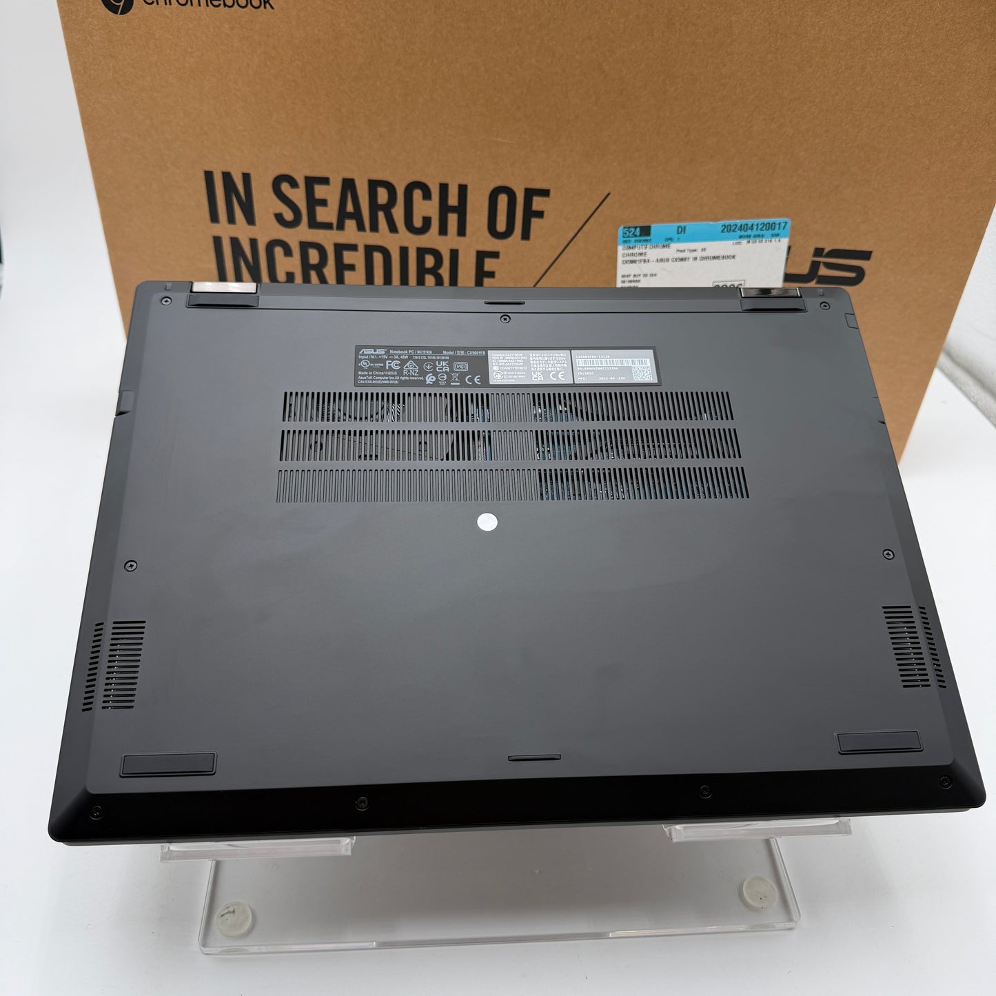 Asus Chromebook CX1 CX5601FB 16" i3-1215U 8GB RAM 128GB SSD Open Box
