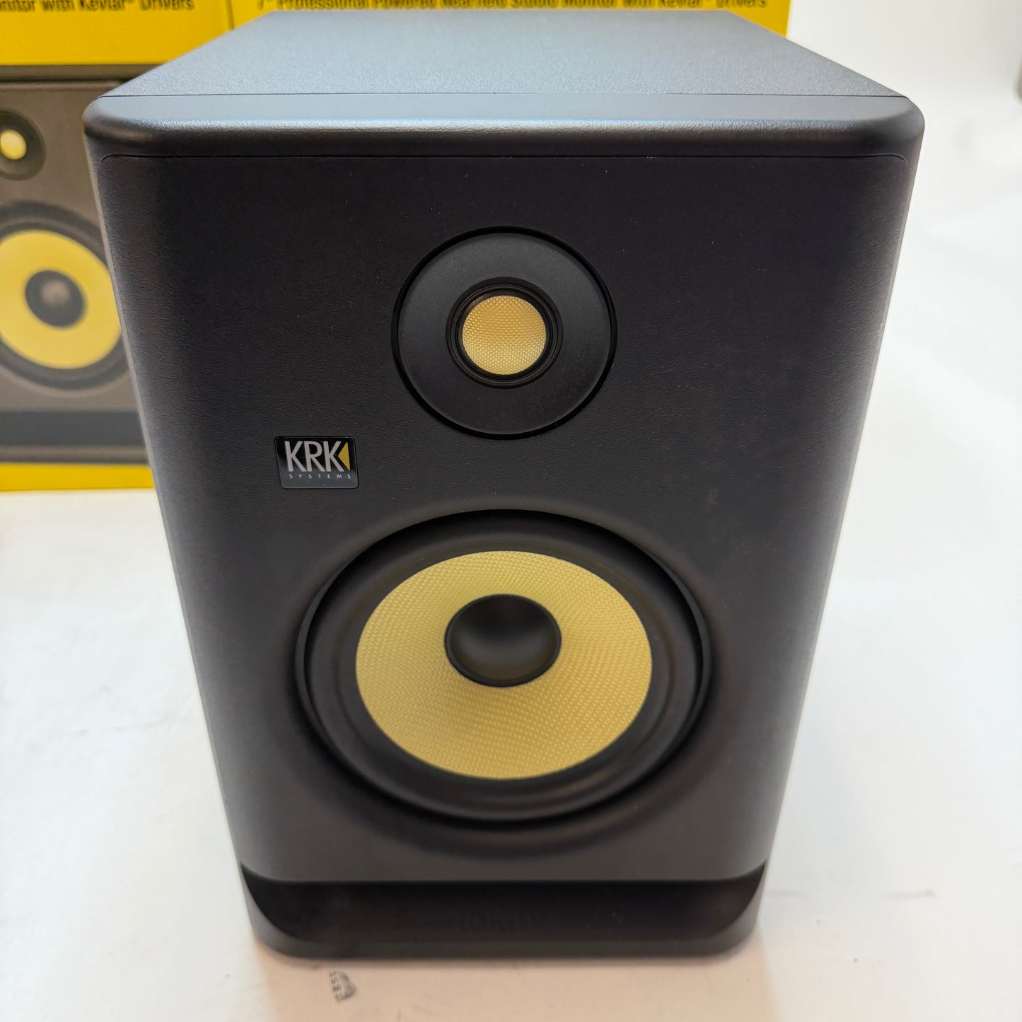 KRK Rokit 7 G4 Powered Monitor Speakers Black Used With Box READ