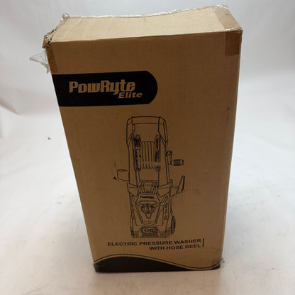 PowRyte Elite Electric Pressure Washer w Hose Reel New In Box