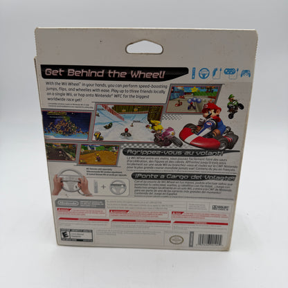 Wii Mario Kart Wii Used with Box and Racing Wheel Excellent Condition