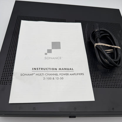 Sonance Sonamp 12-50 Multi-Channel Power Amplifier Black Used