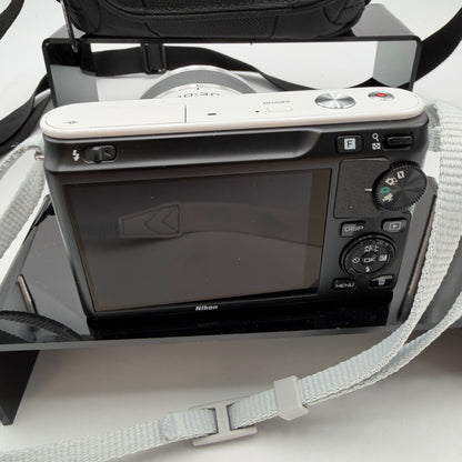 Nikon 1 J1 Digital Camera White With Extras Shutter Count 268