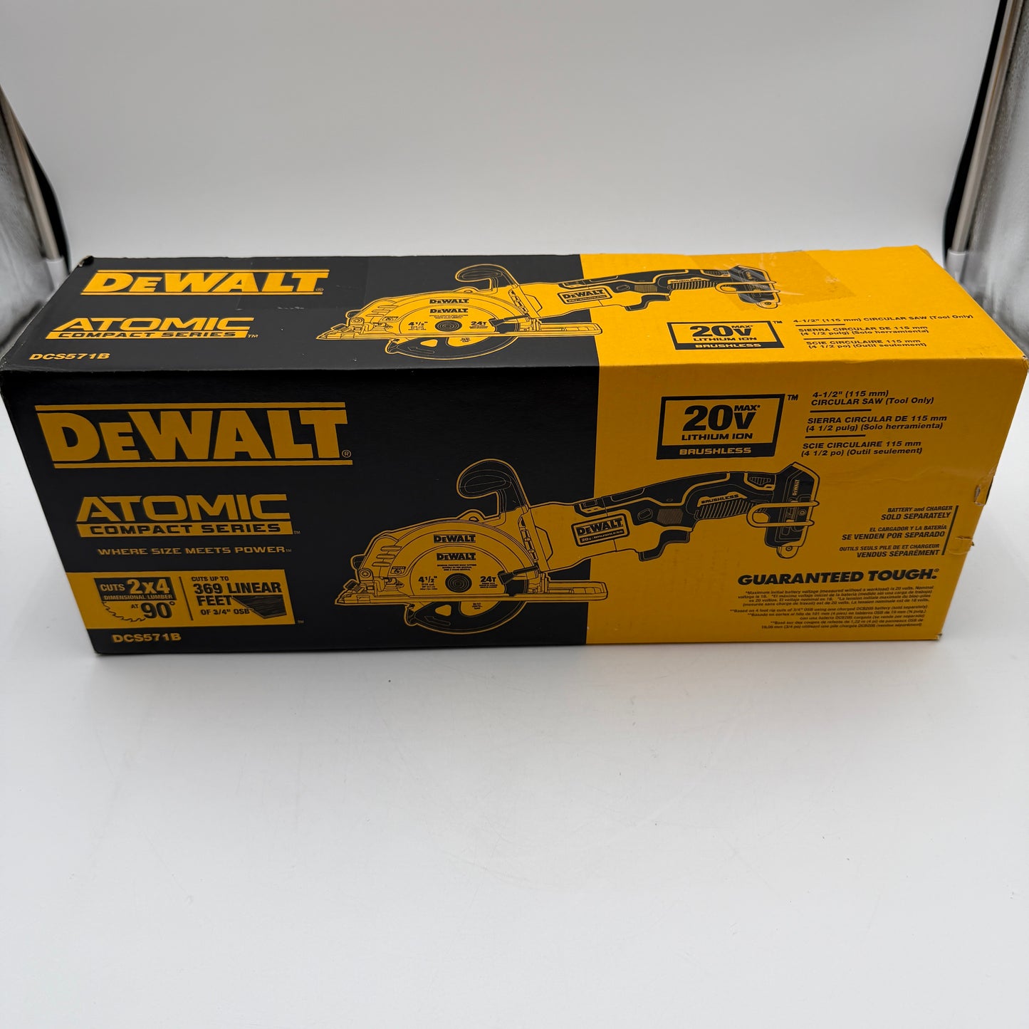 DeWalt DCS571B Atomic Compact 4-1/2 inch Circular Saw Tool Only NIB