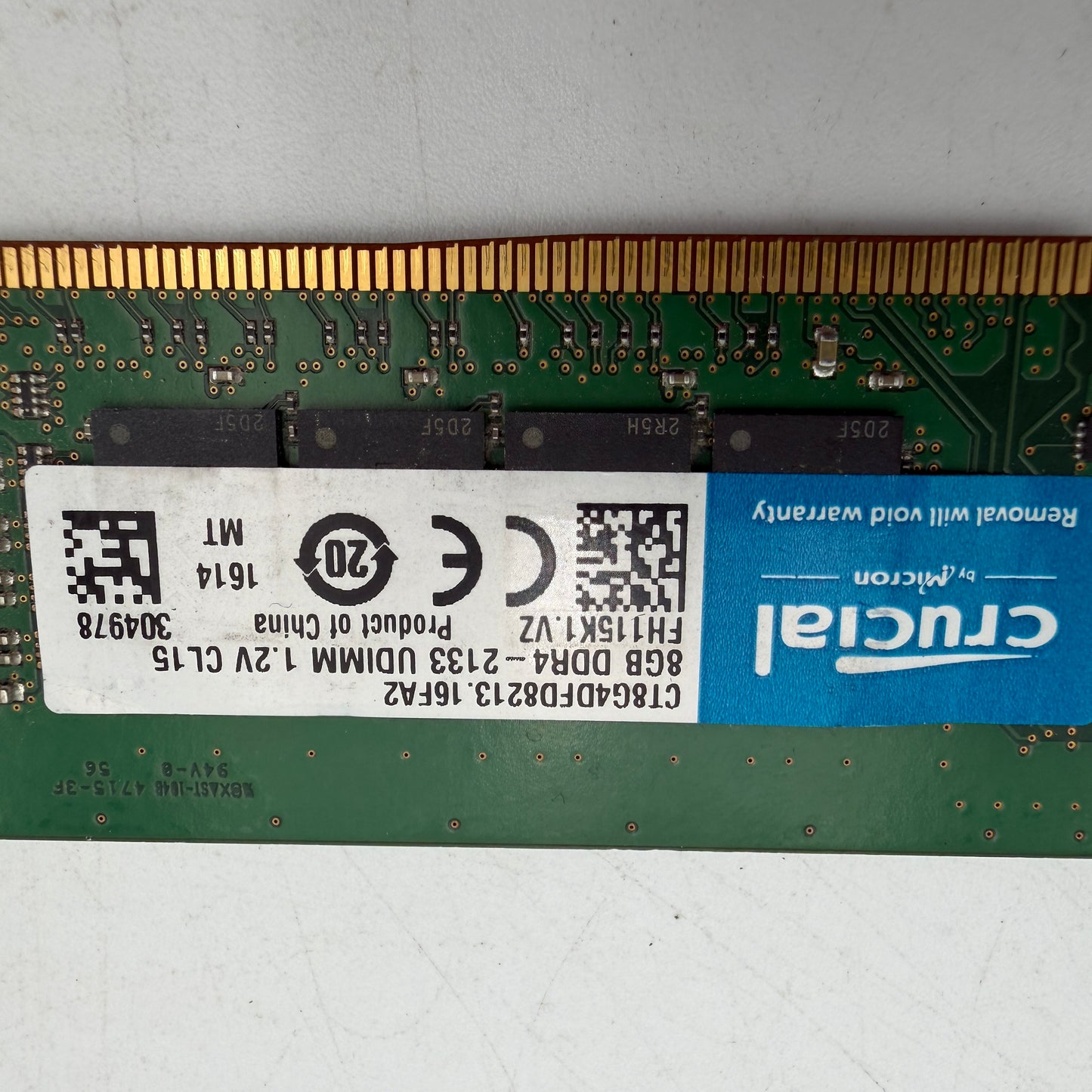 Micron Crucial 8GB 1Rx8 PC4-2400T RAM Desktop Memory