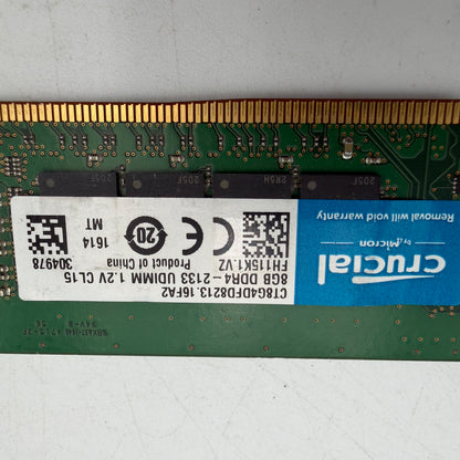 Micron Crucial 8GB 1Rx8 PC4-2400T RAM Desktop Memory