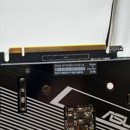 Asus GeForce RTX 3060 OC 12GB GDDR6 Graphics Card - Black