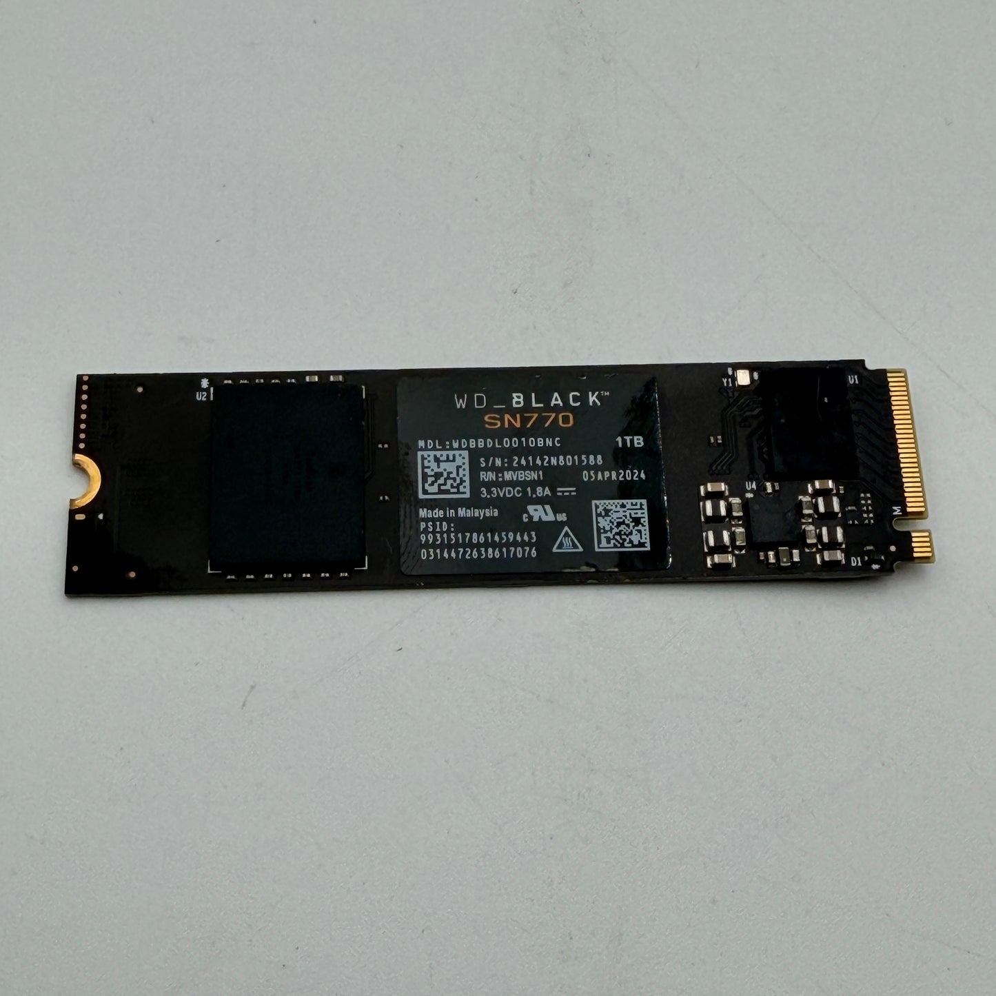Western Digital WD_Black SN770 1TB SSD