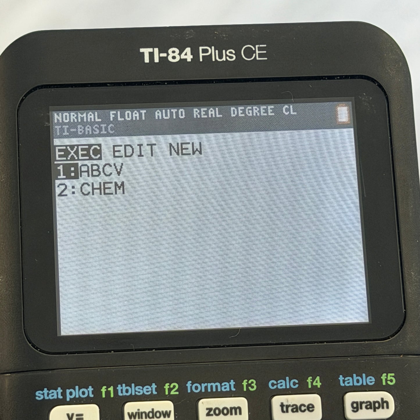 Texas Instruments Ti-84 Plus CE Color Calculator White Needs New Battery