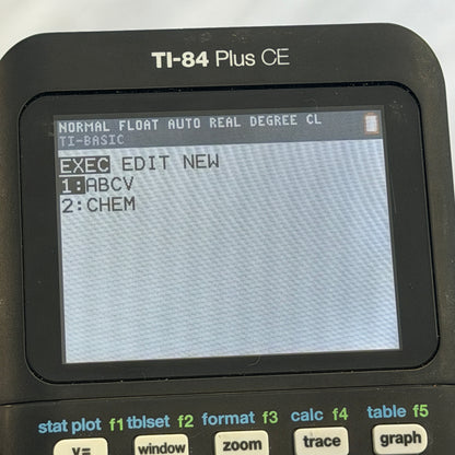 Texas Instruments Ti-84 Plus CE Color Calculator White Needs New Battery