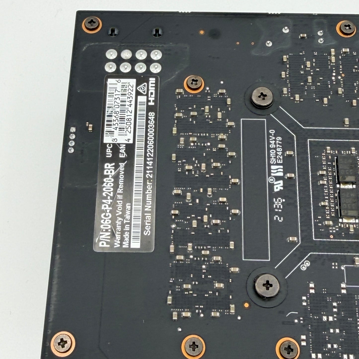 EVGA Geforce RTX 2060 Graphics Card Black