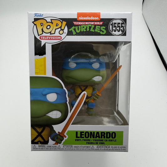 Funko Pop! TMNT Teenage Mutant Ninja Turtles Leonardo with Katana #1555 Collectible Figure