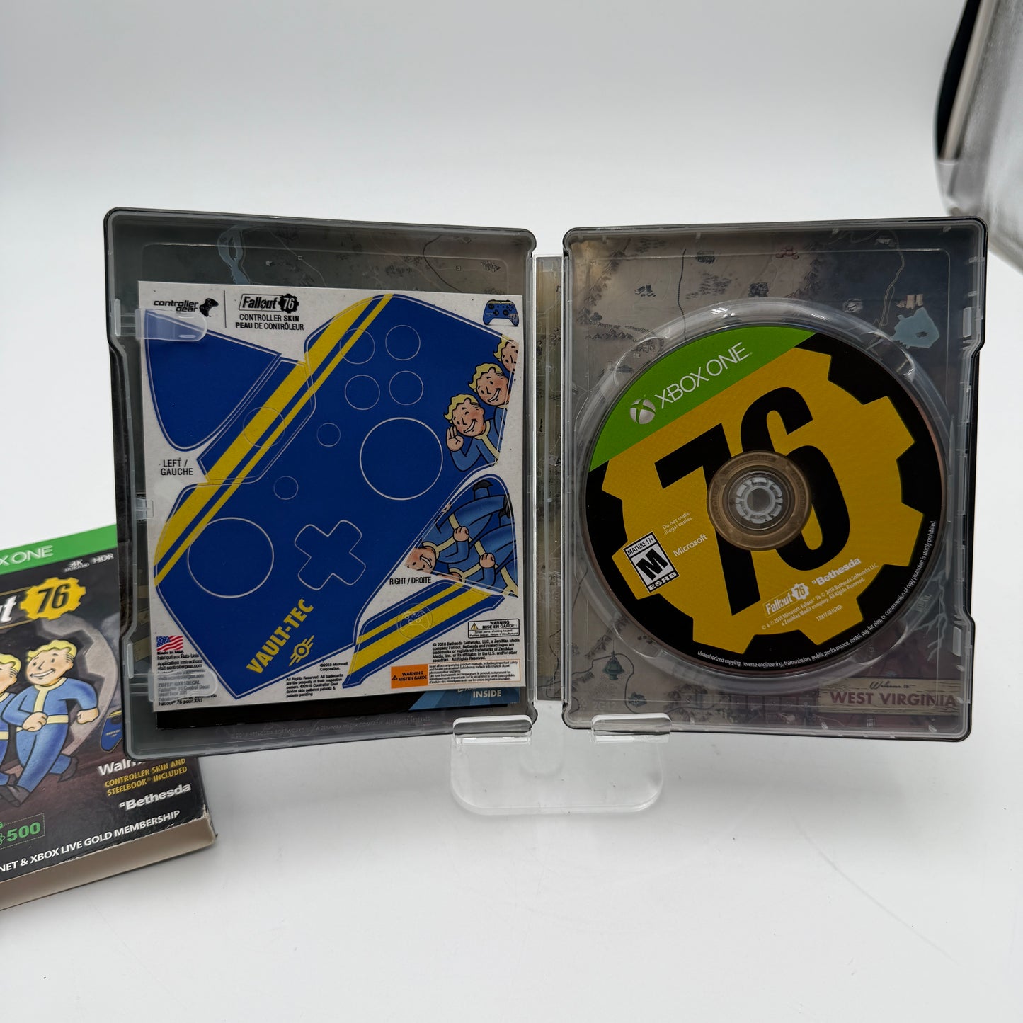 Xbox One Fallout 76 Walmart Steelbook Edition with Box