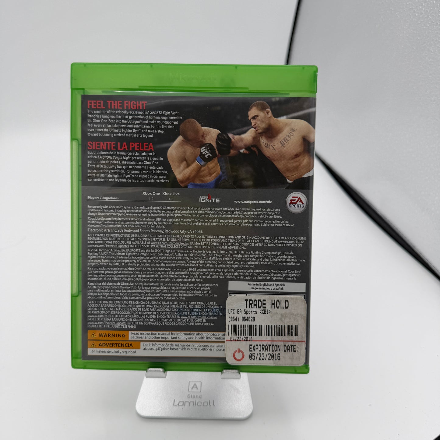 Xbox One UFC Video Game Used With Box