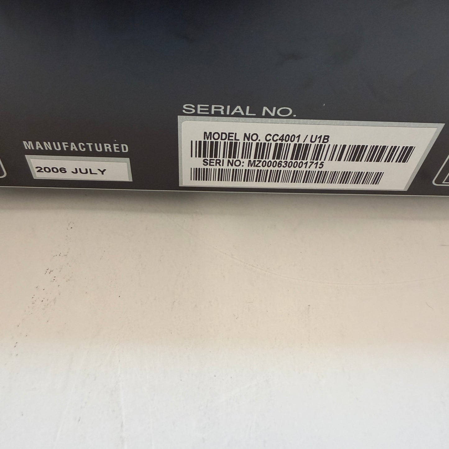 Marantz Model CC4001 5 Disc Changer With Manual For Parts or Repair