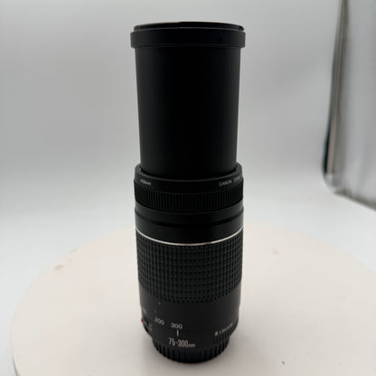 Canon EF 75-300mm f/4-5.6 III Camera Lens - Black - Used A
