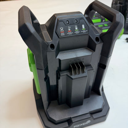 Ego CH2800D Power+ Charger and Battery Lot with Extra Charger