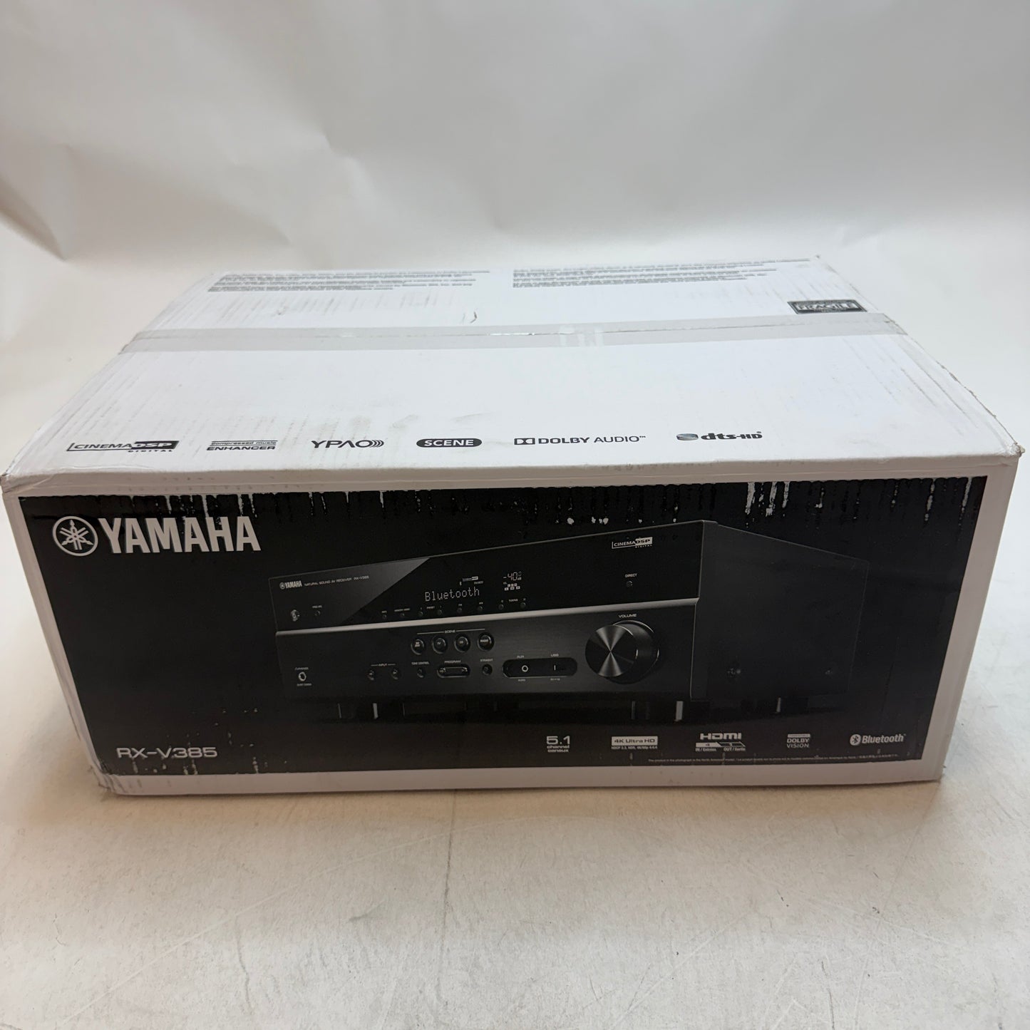 Yamaha RX-V385 5.1-Channel Bluetooth AV Home Theater Receiver NIB