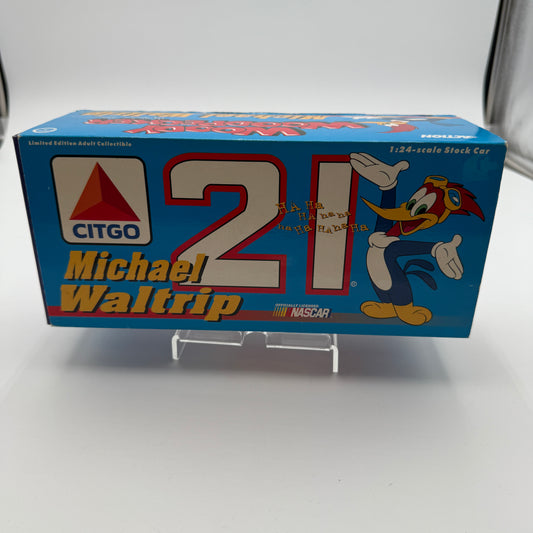 Action Racing 1:24 Michael Waltrip Woody Woodpecker 1998 Ford Nascar Diecast - Multi-Colored